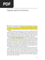 Capacity and Level of Service