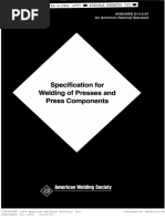 Aws D14.5 - 97 Welding Presses Et PDF