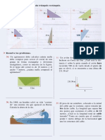 Calcula El Lado Faltante en Cada Triángulo Rectángulo