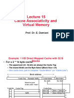 Cache Associativity and Virtual Memory: Prof. Dr. E. Damiani