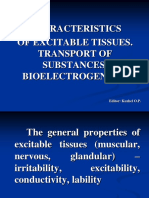 Сharacteristics of Excitable Tissues