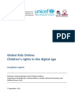 Global Kids Online: Children's Rights in The Digital Age: Inception Report