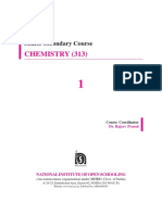 CHEMISTRY (313) : Senior Secondary Course