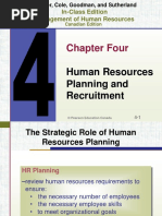 Chapter Four: Human Resources Planning and Recruitment