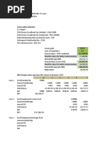 CMA NPV&PB Analysis