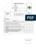 Daftar Tilik Pemberian Asi Ekslusif