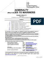 Notices To Mariners UK 14wknm15 - Week14 - 2015