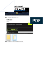 Howto Install Undertale Better Graphics Modv 5 Andup