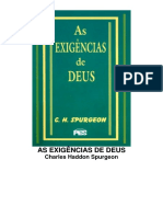 As Exigências de Deus - Charles Haddon Spurgeon.