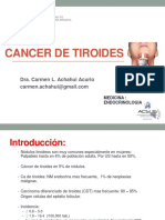 Semana 3 Clase #4 Cancer de Tiroides