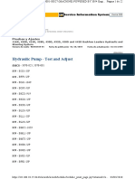 Hydraulic Pump Test and Adjust PDF