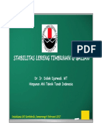 2017, Presentation Stabilitas Lereng. Sosialisasi SNI Geoteknik Semarang