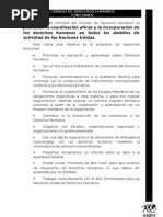 Funciones Del Consejo de Derechos Humanos