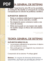 Teoría General de Sistemas