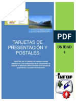 Unidad 4 - Tarjetas de Presentacion y Postales