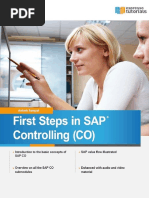 First Steps in SAP Controlling Sample