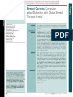Breast Cancer Computer Aided Detection With Digital Breast Tomosynthesis