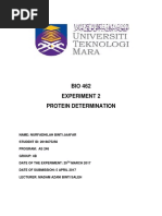 Exp 2 Protein Determination