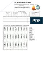 Sopa de Letras y Bingo Químico