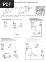 Circuito Neumatico de Una Puerta de Garaje Paso A Paso