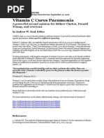 Vitamin C Cures Pneumonia