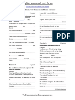 Verb Tenses Test PDF