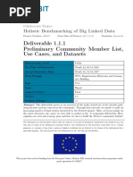 D1.1.1 Preliminary Community Member Lists Usecases and Datasets