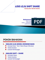 Analisis LQ Dan Shift-Share