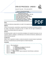 Ingenieria de Procesos Unidad 1 PDF