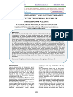 Formulation Development and In-Vitro Evaluation of Matrix Type Transdermal Patches of Rosiglitazone Maleate