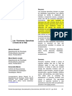 Las Funciones Ejecutivas A Través de La Vida