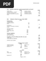 Alpha LTD: (A) Capital Reduction and Reorganisation Account