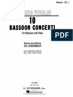 Vivaldi Schoenbach Bassoon Part Vol - 1