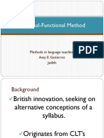 Notional Functional Method