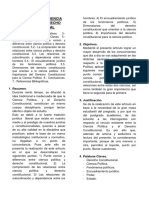 Vinculo Entre La Ciencia Politica y El Derecho Constitucional