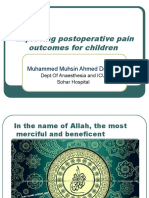 Pain Management in The Pediatric