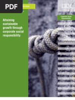 Attaining Sustainable Growth Through Corporate Social Responsibility