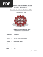 Informe Coordenadas y Gps