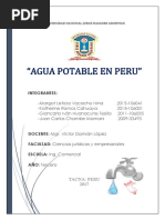 Agua Potable en El Peru