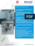 Indicador de Presión y Vacio Transformadores Mayores A 2500 kVA o NBAI Mayor A 2000kV PDF