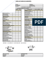 Check List Camioneta PDF