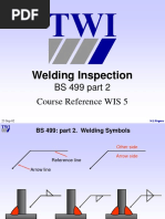 Welding Inspection: BS 499 Part 2 Course Reference WIS 5