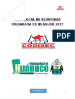 Plan Local de Seguridad Ciudadana de Huanuco 2017 Corregido y Actualizado 4