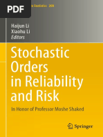 Li, Li - 2013 - Stochastic Orders in Reliability and Risk