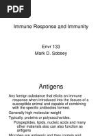 Immune Response and Immunity: Envr 133 Mark D. Sobsey