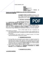 Demanda de Accion de Amparo de Persona Juridica-Aspectos Laborales