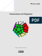 Megaminx Nomenclatura (Español)