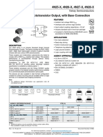 4N25-X, 4N26-X, 4N27-X, 4N28-X Optocoupler, Phototransistor Output, With Base Connection