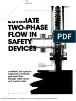 Estimate Two-Phase Flow in Safety Devices