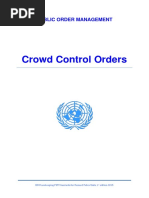 Crowd Control Orders